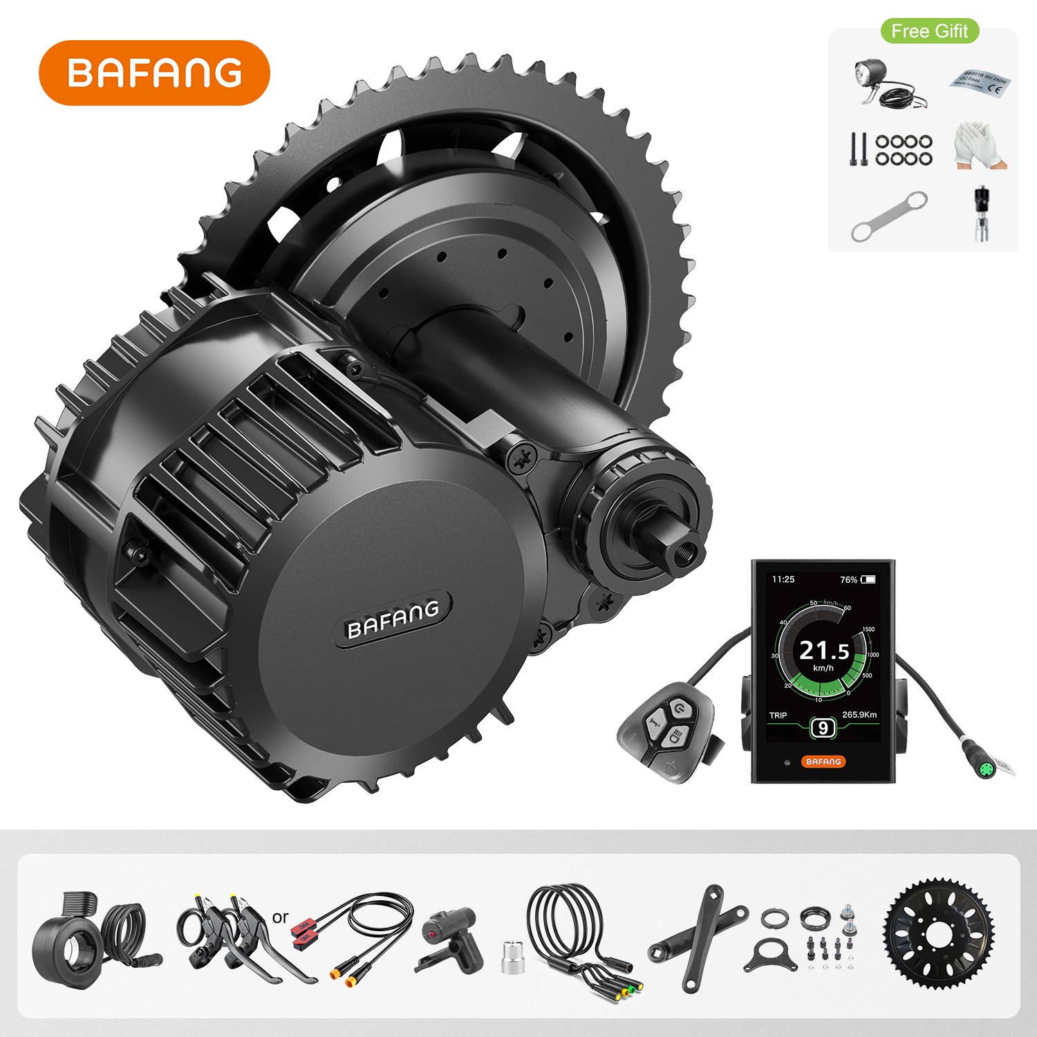 Bafang UART 48 В/52 В 1000 Вт  – обзор и цена Bafang Bbshd 1000W Conversion Kit