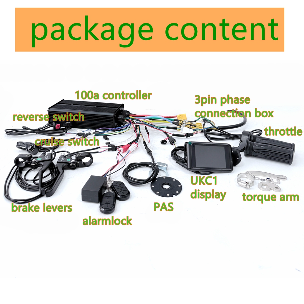Комплект для переоборудования  – обзор и цена Ebike Conversion Kit 72V 3000W