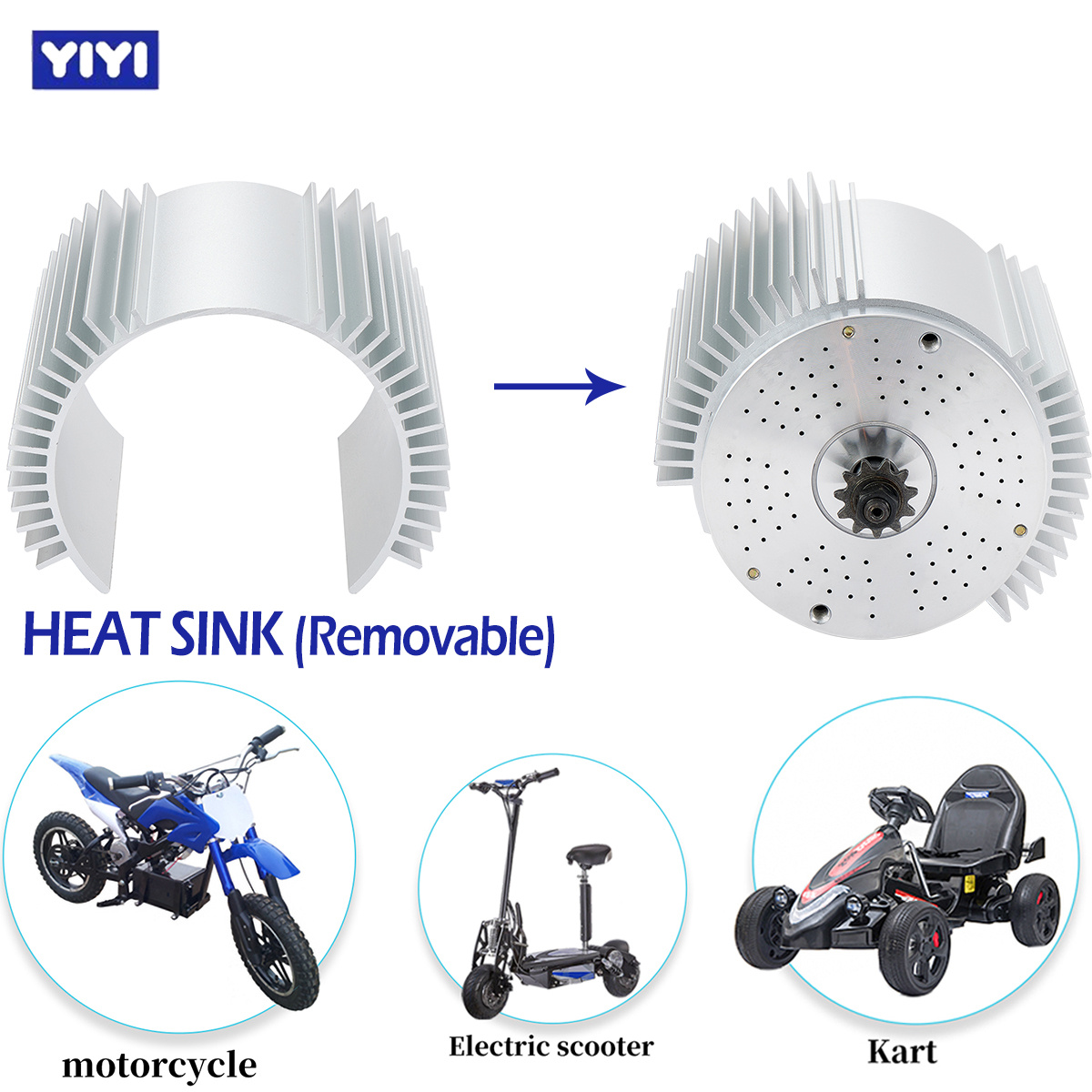 Двигатель 72 В 3000 Вт с радиа – обзор и цена 72V 5000W Hub Motor Kit
